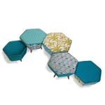 Hexagonal Bohemian pouf by MORETTINA®