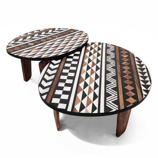 KASBAH AFRO Collection -Tiébélé Low Table B - Image 10