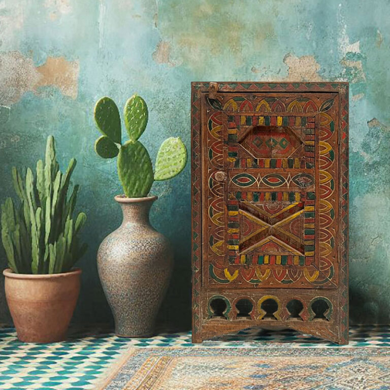 Berber bohemian cabinet