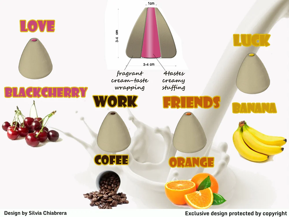 Original custom furniture design for brand projects. New cookies competition, design by Silvia Chiabrera. Plans