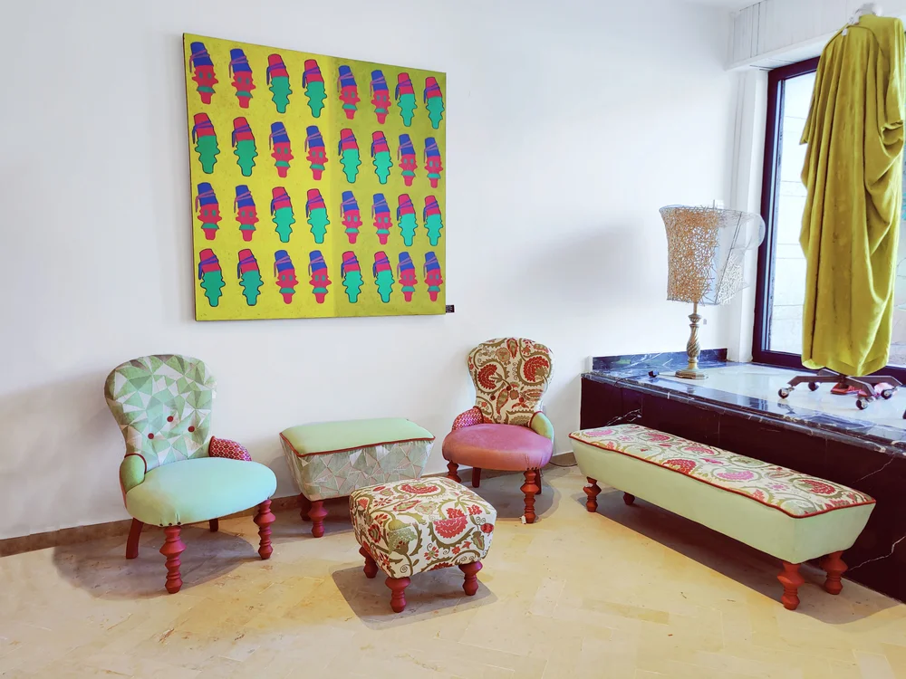 Contessa Bice by MORETTINA DESIGN in a Marrakech Concept Store. Playful baroque contemporary design