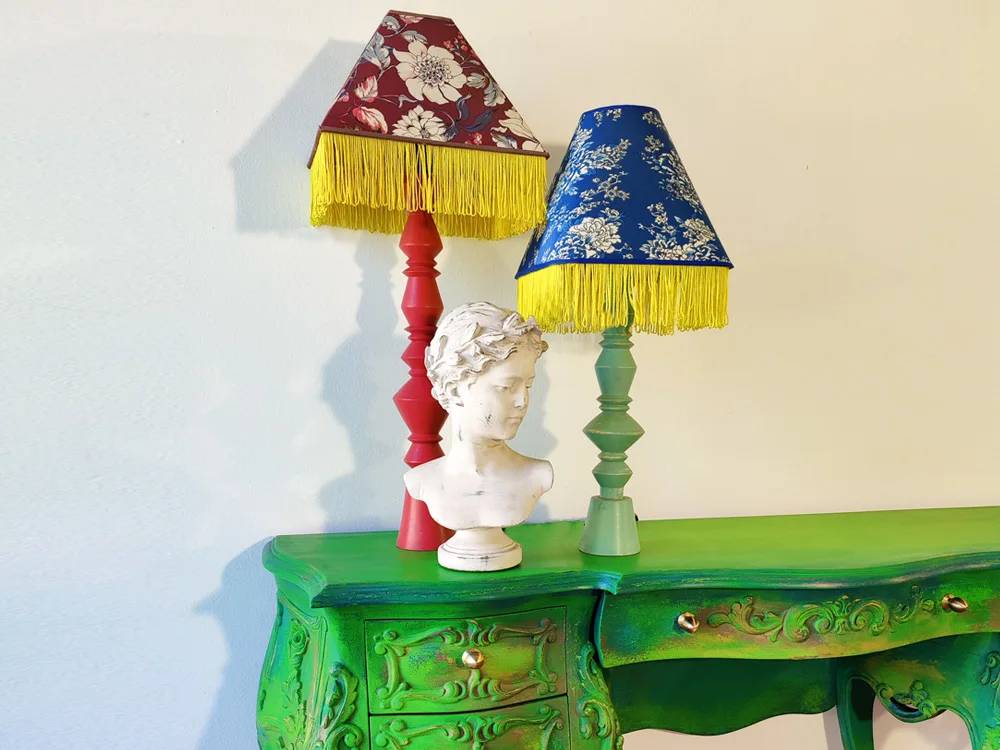 Playful baroque contemporary design. CONTESSA COLLECTION Table Lamps. New baroque style