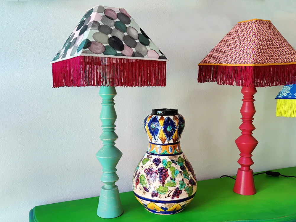 Playful baroque contemporary design. CONTESSA COLLECTION Table Lamps. New baroque style