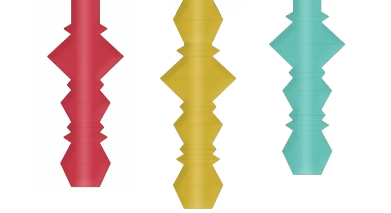 Playful baroque contemporary design. Contessa Collection colored hand tourned legs