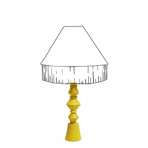 CONTESSA - Lampstands - Acid Yellow, S (h=51cm-13inches)