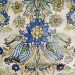 Contessa Eleonora elegant linen fabric, vibrant floral design for luxurious tiny chairs