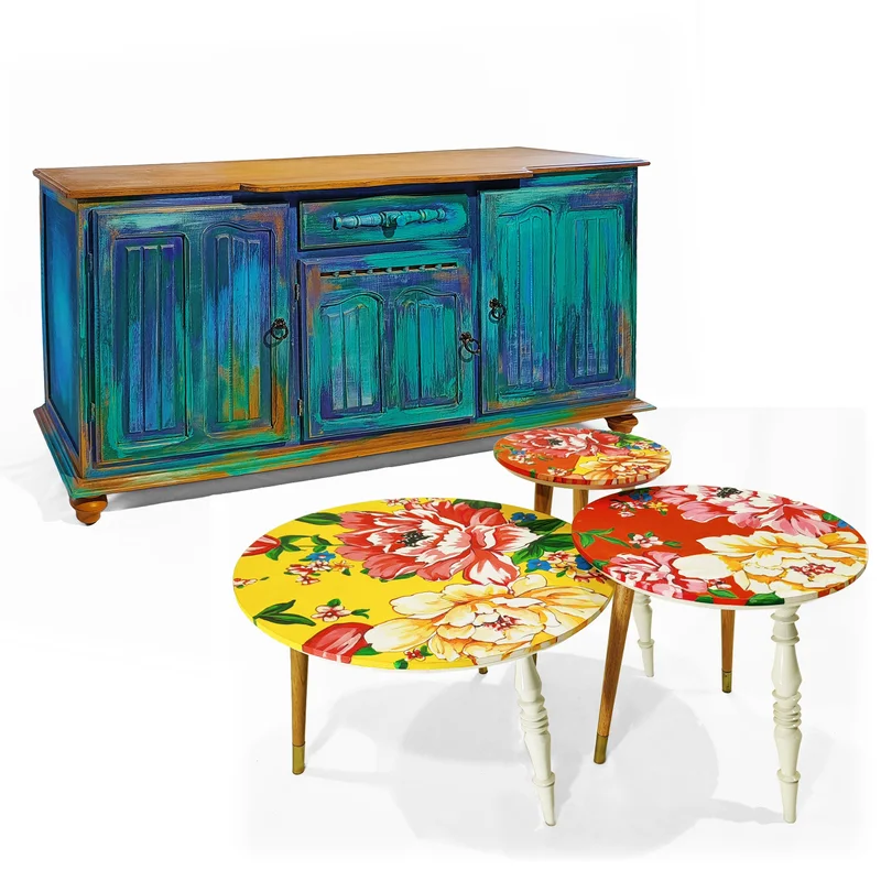 Moroccoco collection. Vintage furniture makeover