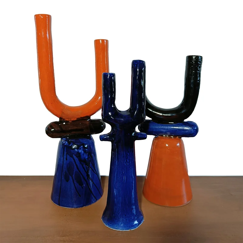 KASBAH VISION boho home decor. Moroccan vases