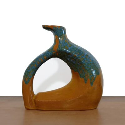 Mustard Yellow Ceramic Vase - MORETTINA DESIGN