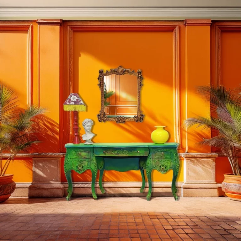 Vintage furniture makeover by MORETTINA DESIGN. MOROCCOCO Collection - Baroque Rococo Style Coiffeuse