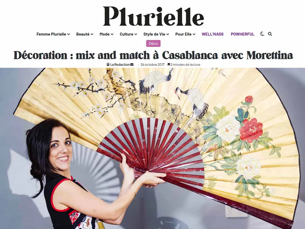Plurielle magazine Maroc - Silvia Chiabrera - Mediterranean Mix & Match Furniture Concept