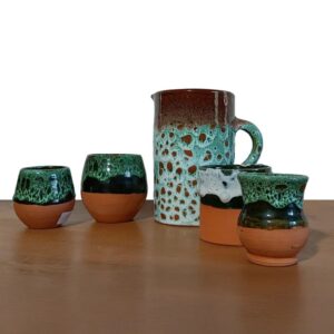 Moroccan Green Carafe set- Kasbah Vision Collecction