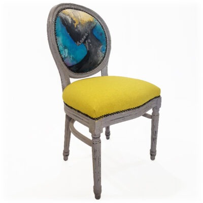 Berber Woman Baroque Chair - Artist artwork -MOROCCOCO Collection