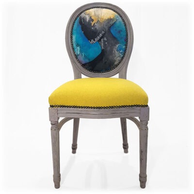 Berber Woman Baroque Chair - Artist artwork -MOROCCOCO Collection