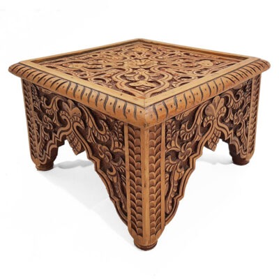 Moroccan cedar wood table