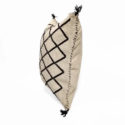 Geometric Wool Cushion - KASBAH AFRO COLLECTION by MORETTINA DESIGN