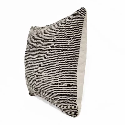 Striped Wool Cushion - KASBAH AFRO COLLECTION by MORETTINA DESIGN